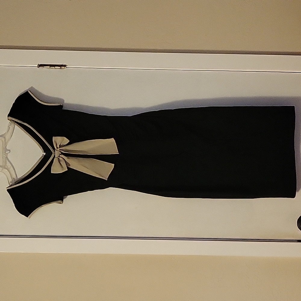 Stop Staring Alicia Estrada Navy Newport Pinup Dress XS
